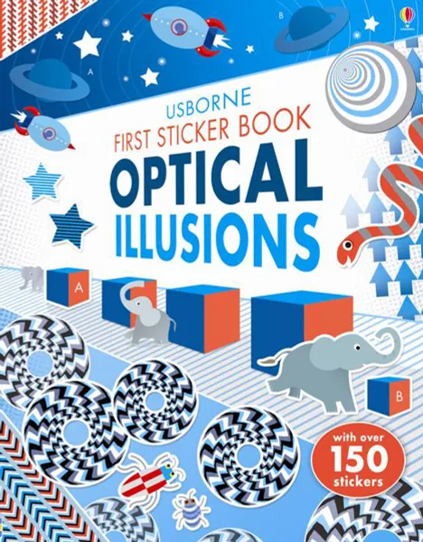 Обложка книги First Sticker Book Optical Illusions, Taplin, Sam