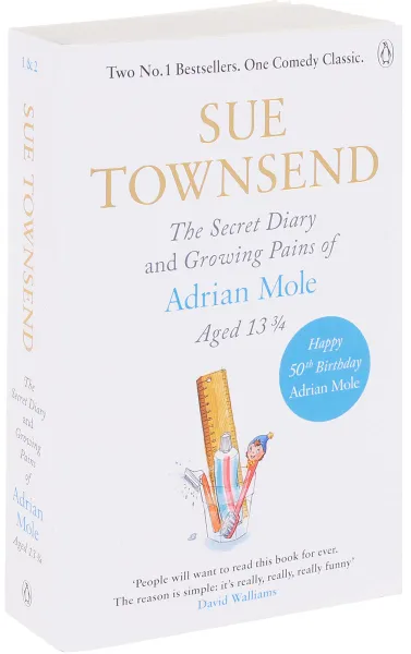 Обложка книги The Secret Diary And Growing Pains of Adrian Mole Aged 13 3/4, Таунсенд Сью