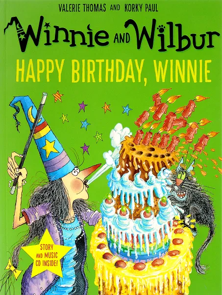 Обложка книги Winnie and Wilbur: Happy Birthday, Winnie, Valerie Thomas