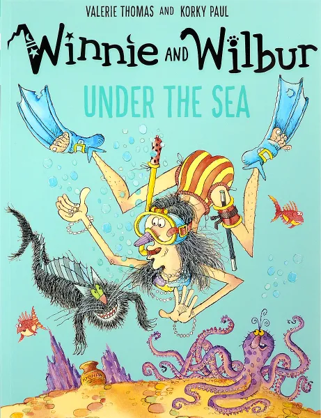 Обложка книги Winnie and Wilbur Under the Sea, Valerie Thomas