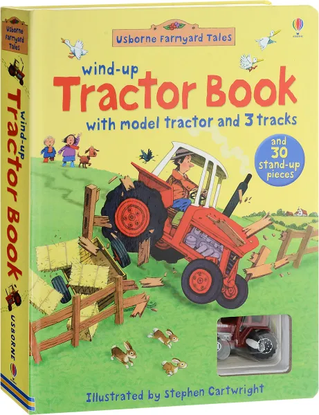 Обложка книги Farmyard Tales Wind-up Tractor Book (+ игрушка), 