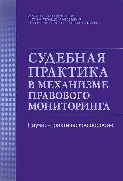 Обложка книги Судебная практика в механизме правового мониторинга, Мария Глазкова,Алексей Павлушкин,Вячеслав Севальнев,Екатерина Спектор,Е. В. Черепанова