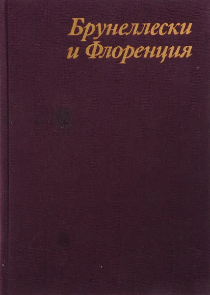 Обложка книги Брунеллески и Флоренция, Ирина Данилова