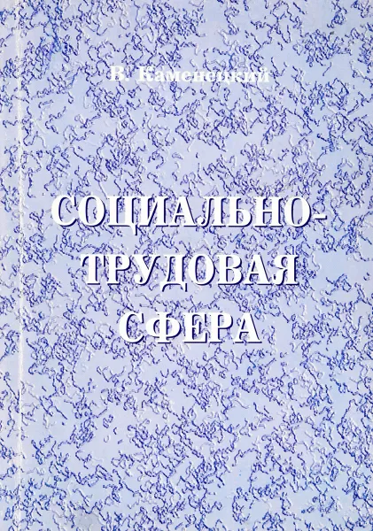 Обложка книги Социально-трудовая сфера, В.Каменский