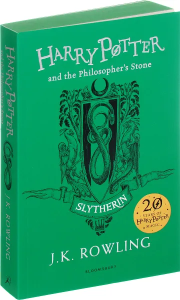 Обложка книги Harry Potter and the Philosopher's Stone: Slytherin Edition, J. K. Rowling