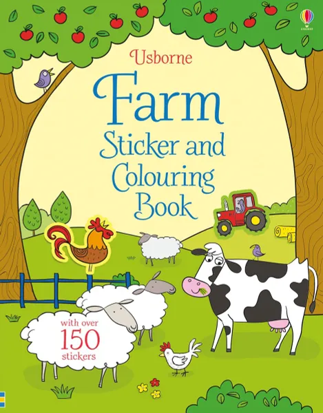 Обложка книги Farm sticker and colouring book, Sam Taplin, Jessica Greenwell