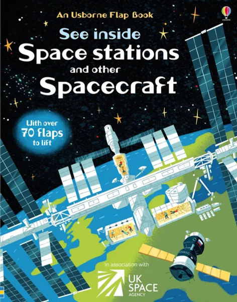 Обложка книги See inside space stations and other spacecraft, Rosie Dickins