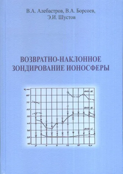 Обложка книги Возвратно-наклонное зондирование ионосферы, А. В. Алебастров, В. А. Борсоев, Э. И. Шустов