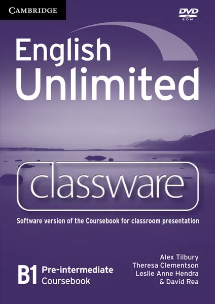 Обложка книги English Unlimited Pre-intermediate Classware DVD-ROM, Alex Tilbury, Theresa Clementson