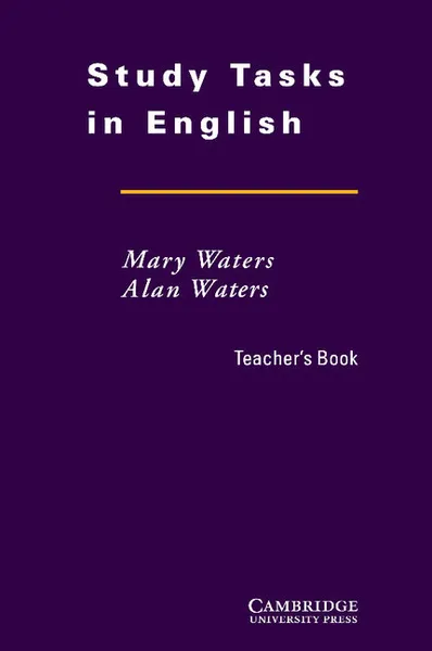 Обложка книги Study Tasks in English Teacher's Book, Mary Waters, Alan Waters