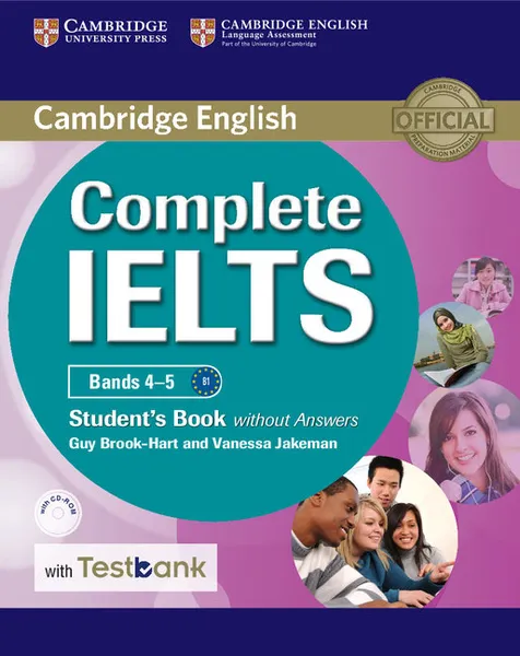 Обложка книги Complete IELTS Bands 4–5 Student's Book without Answers with CD-ROM with Testbank, Guy Brook-Hart, Vanessa Jakeman