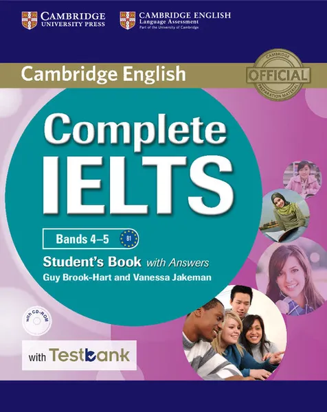 Обложка книги Complete IELTS Bands 4–5 Student's Book with Answers with CD-ROM with Testbank, Guy Brook-Hart, Vanessa Jakeman