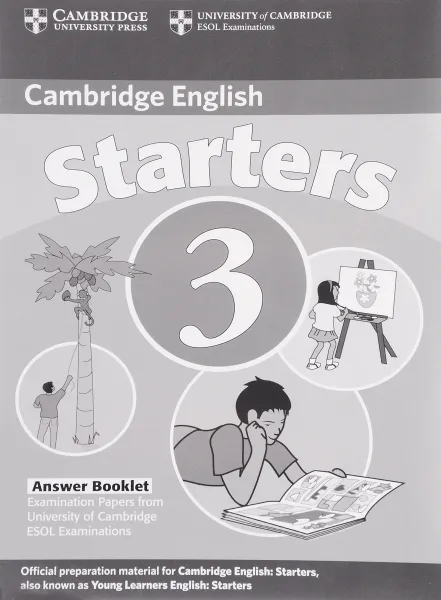 Обложка книги Cambridge Starters 3: Answer Booklet, 