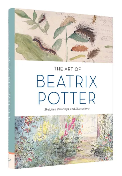 Обложка книги The Art of Beatrix Potter: Sketches, Paintings, and Illustrations, Хеллер Стивен, Lear Linda