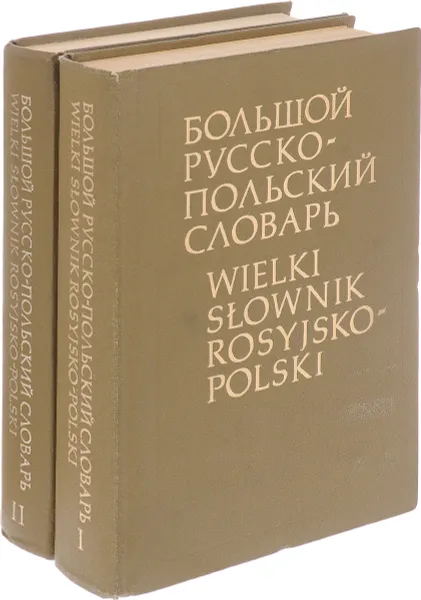 Обложка книги Большой русско-польский словарь. В 2 томах (комплект), Мирович А., Дулевич И., Грек-Пабис И., Марыняк И.