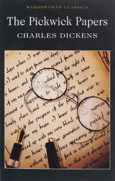 Обложка книги The Pickwick Papers, Диккенс Чарльз Джон Хаффем