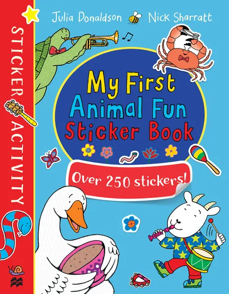 Обложка книги My First Animal Fun Sticker Book, Дональдсон Джулия