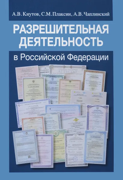 Обложка книги Разрешительная деятельность в Российской Федерации, А. В. Кнутов, С. М. Плаксин, А. В. Чаплинский