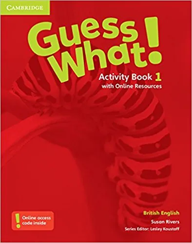 Обложка книги Guess What! 1 Activity Book with Online resource, Susan Rivers, Lesley Koustaff