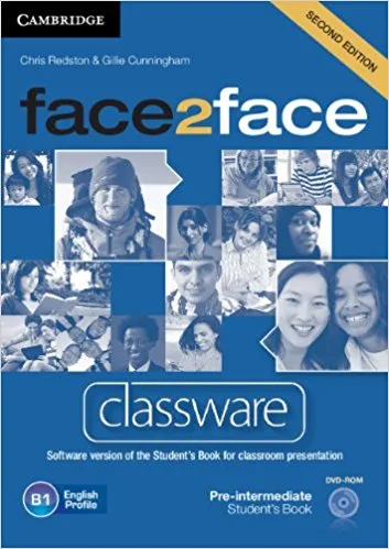 Обложка книги Face2Face Edition Pre-intermediate Classware DVD-ROM (аудиокнига на DVD), Chris Redston, Gillie Cunningham