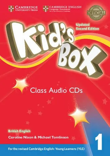 Обложка книги Kid's Box Level 1 Class British English 4 Audio CDs, Nixon Caroline, Томлинсон Майкл