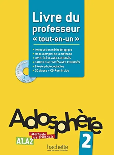 Обложка книги Adosphere 2 Livre du professeur, Marie-Laure Poletti