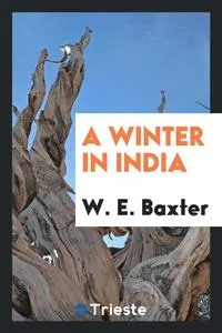 Обложка книги A Winter in India, W. E. Baxter