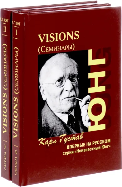 Обложка книги Visions. Семинары. В 2 томах (комплект из 2 книг), Карл Густав Юнг