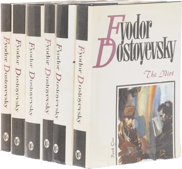Обложка книги Fyodor Dostoyevsky. Selected works (комплект из 6 книг), Достоевский Ф.
