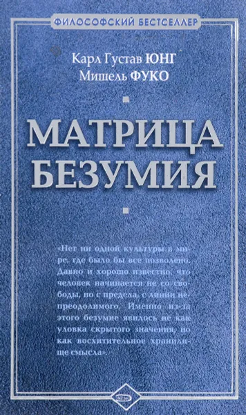 Обложка книги Матрица безумия., Юнг К.Г., Фуко М.