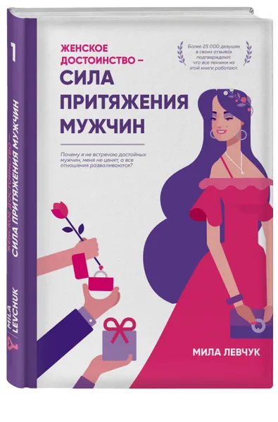 Обложка книги Женское достоинство - сила притяжения мужчин, Мила Левчук