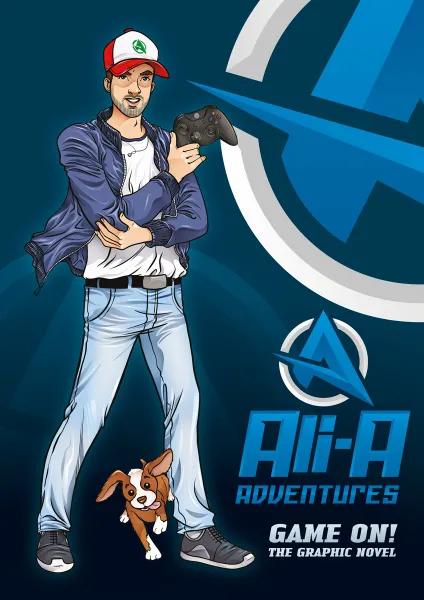 Обложка книги Ali-A Adventures - Game On!, Cavan Scott