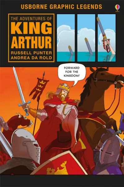 Обложка книги The Adventures of King Arthur, Russell Punter