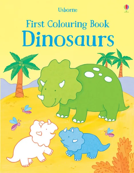 Обложка книги First Colouring Book Dinosaurs , Sam Taplin