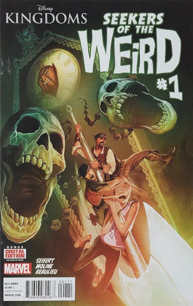 Обложка книги Disney Kingdoms: Seekers of the Weird #1, Brandon Seifert, KarlMoline