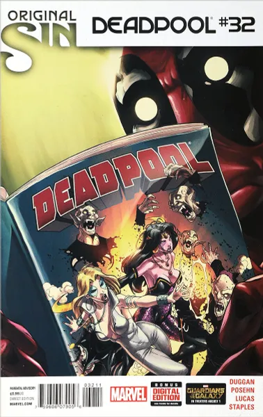 Обложка книги Deadpool #32, Brian Posehn, Gerry Duggan, John Lucas