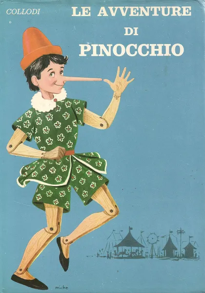 Обложка книги Le Avventure di Pinocchio, C. Collodi