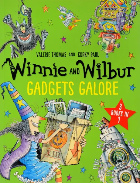 Обложка книги Winnie and Wilbur: Gadgets Galore and Other Stories, Томас Валери