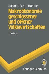 Обложка книги Makrookonomie geschlossener und offener Volkswirtschaften, Gerhard Schmitt-Rink