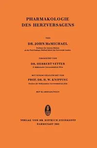 Обложка книги Pharmakologie des Herzversagens, John Sir McMichael