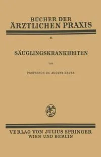 Обложка книги Sauglingskrankheiten, August Emanuel Ritter Reuss