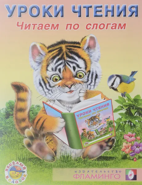 Обложка книги Уроки чтения. Читаем по слогам, В. Степанов