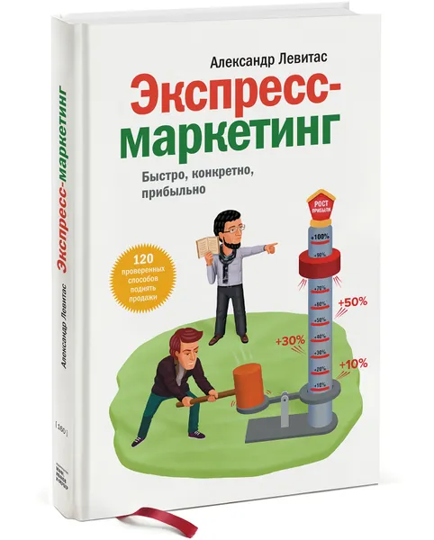 Обложка книги Экспресс-маркетинг. Быстро, конкретно, прибыльно, Александр Левитас