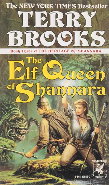 Обложка книги The elf Queenof shannara, Terry Brooks