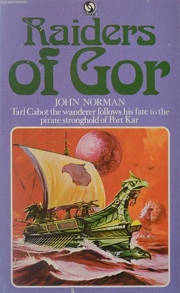 Обложка книги Raiders of gor, John Norman