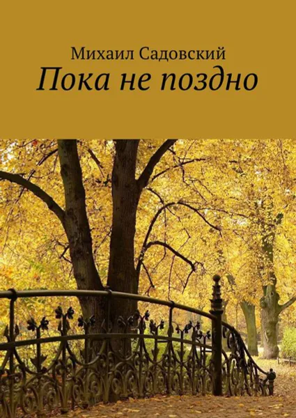 Обложка книги Пока не поздно, Садовский Михаил
