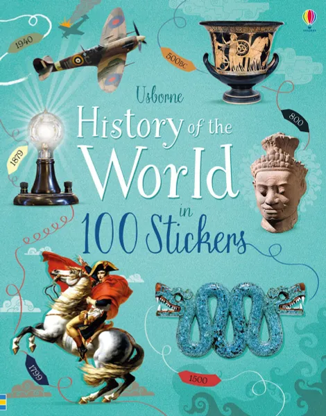 Обложка книги History of the World in 100 Stickers, Rob Lloyd Jones