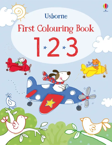 Обложка книги First Colouring Book 123, Jessica Greenwell