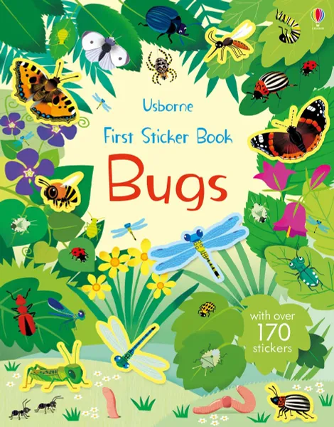 Обложка книги First Sticker Book Bugs, Caroline Young