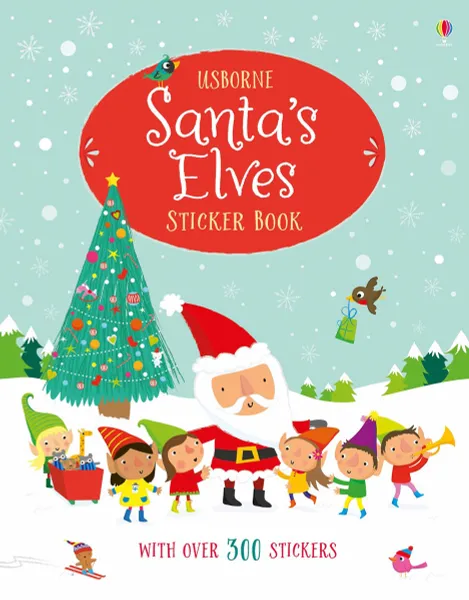 Обложка книги Santa's Elves Sticker Book, Fiona Watt